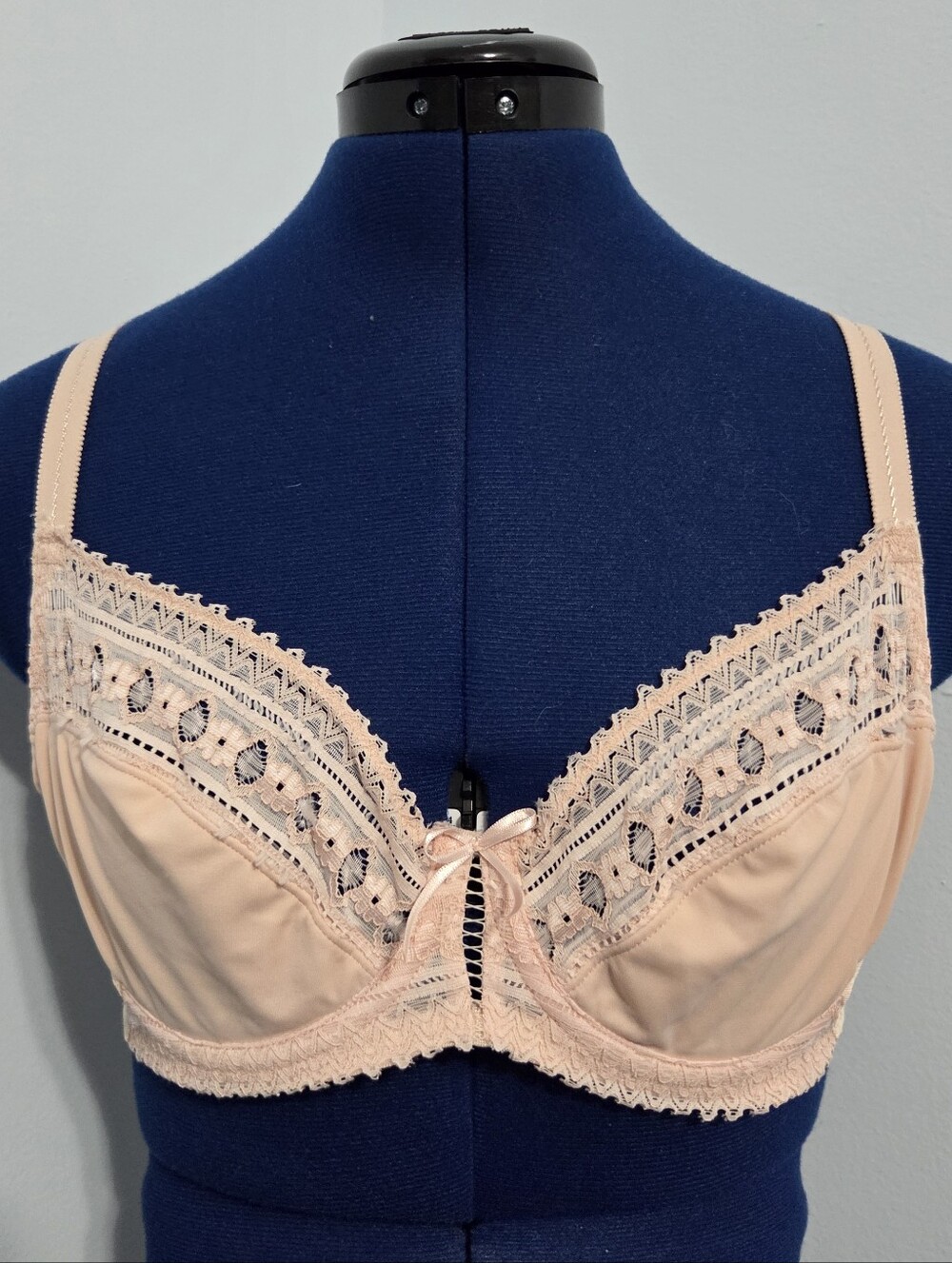 Y2K Baby Pink Coquette Bra Size 34C